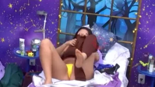 Flagra de Giovanna Lima mostrando as teta no BBB24