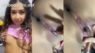 Susana Barbosa em um vídeo com a xaninha toda molhada