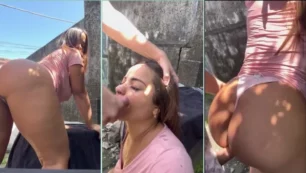 Stefani Mary arrasando com seu bundão avantajado na hora do sexo