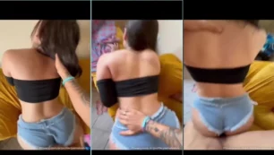 Morena rabuda muito sensual fazendo sexo