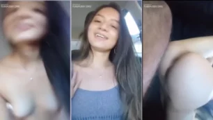 Casal se divertindo em transmissão ao vivo