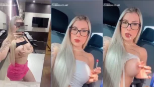 Loira safada se jogando em um pauzão no motel transado